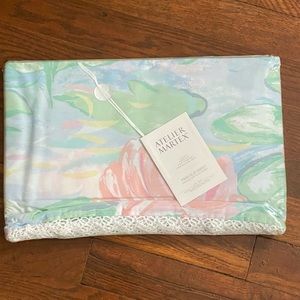 Atelier Martex Monet Water Lilies Twin Flat Sheet New Vintage